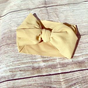 Hand made hair band bow
